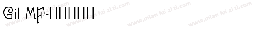 Gil MF字体转换